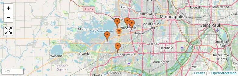 Related schools map