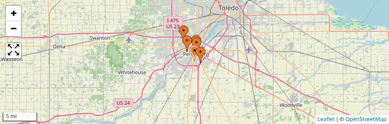 Related schools map
