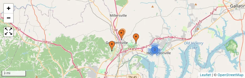Related schools map
