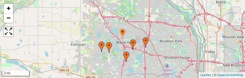 Related schools map