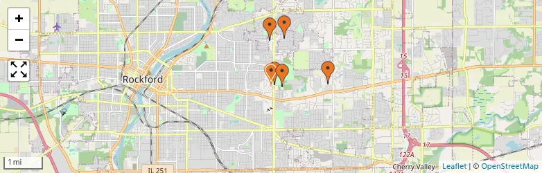 Related schools map