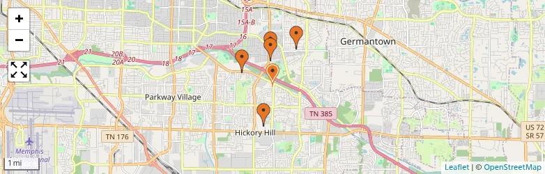 Related schools map
