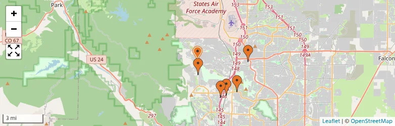Related schools map