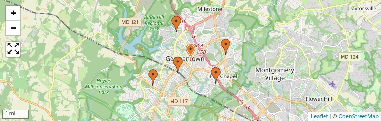 Related schools map