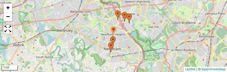 Related schools map