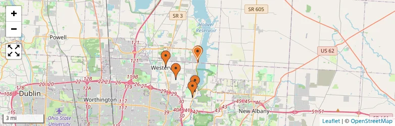 Related schools map