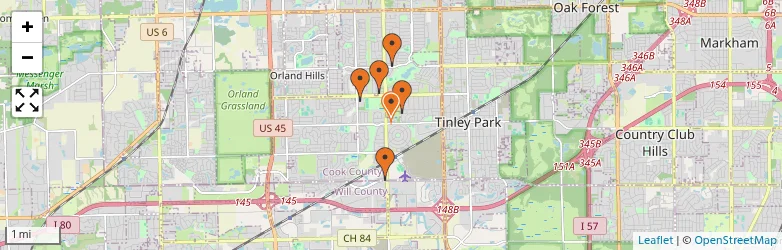 Related schools map