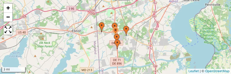 Related schools map