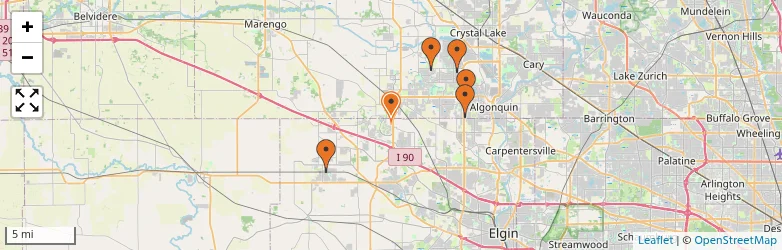 Related schools map