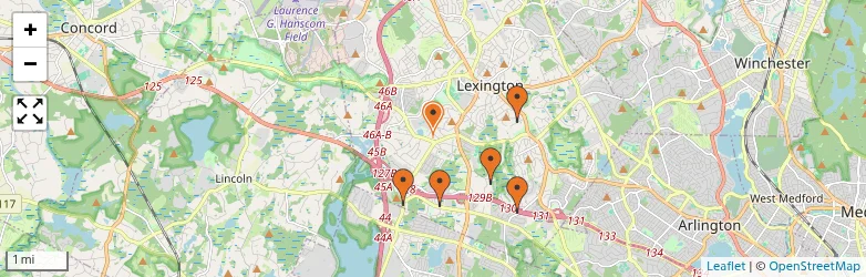 Related schools map