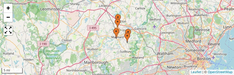 Related schools map
