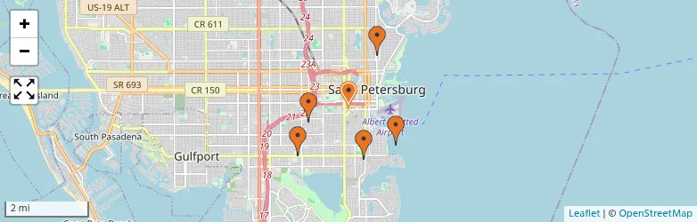 Related schools map