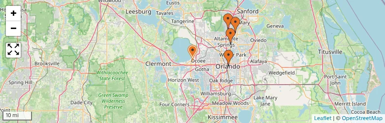 Related schools map