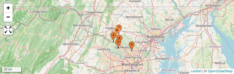Related schools map