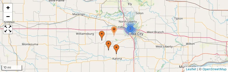 Related schools map