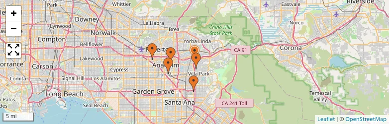 Related schools map
