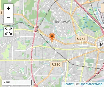 Map of Ums-wright Preparatory School