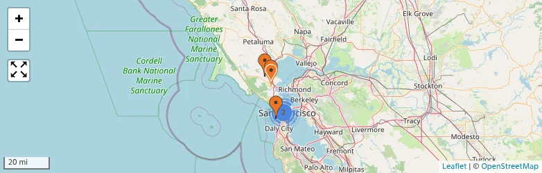 Related schools map