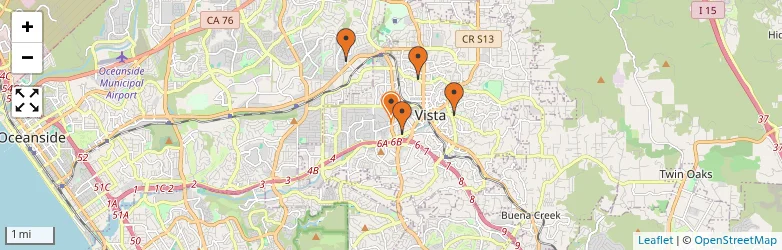 Related schools map