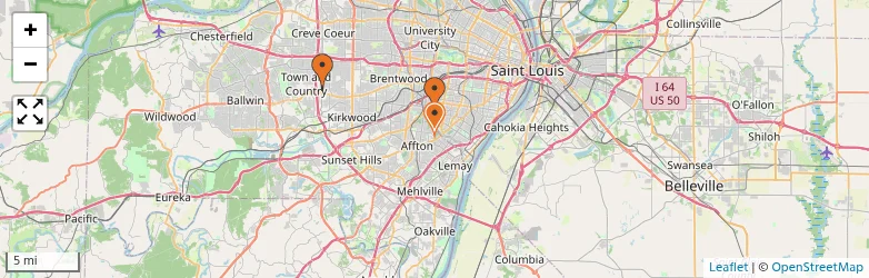Related schools map