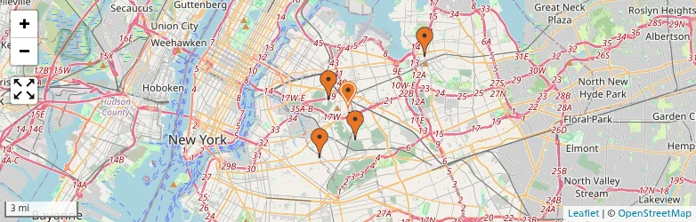 Related schools map
