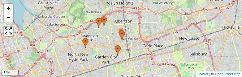 Related schools map