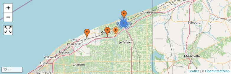 Related schools map