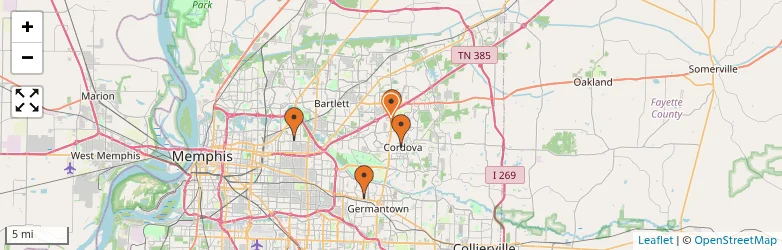 Related schools map