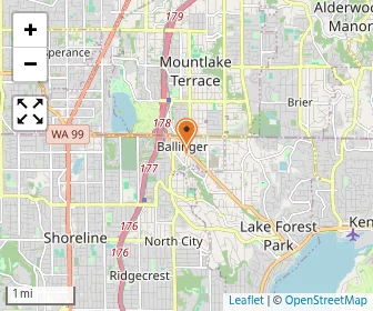 Map of Lake Forest Park Montessori