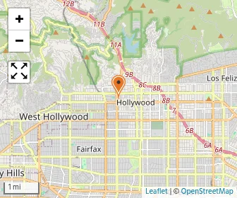 Map of Young Hollywood School