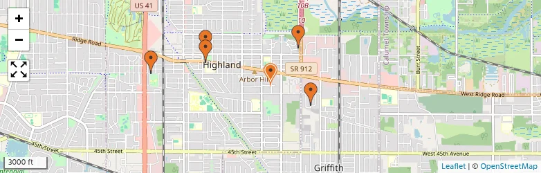 Related schools map