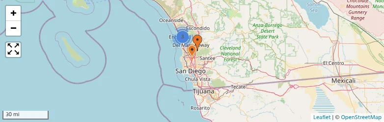 Related schools map