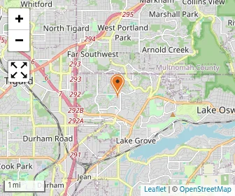 Map of West Hills Montessori School-lake Oswego