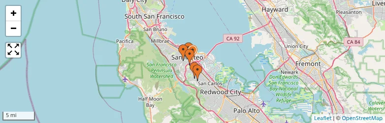 Related schools map