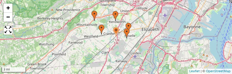 Related schools map