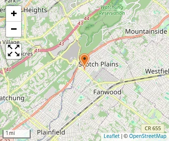 Map of Scotch Plains Baptist Christian Day School