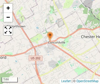 Map of Glen Mills Schools