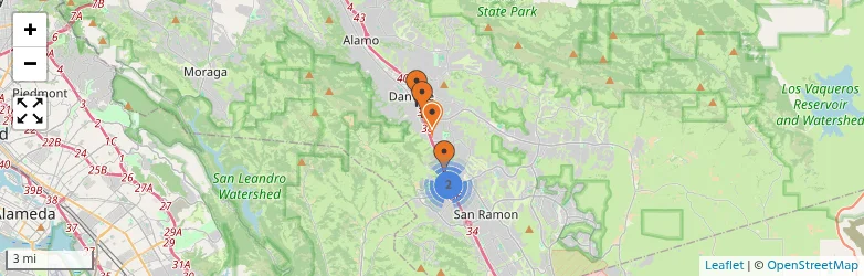 Related schools map