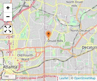 Map of Cathedral School Of The Arts