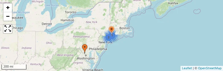 Related schools map