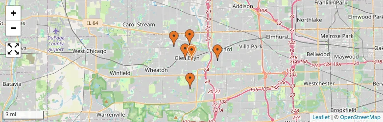 Related schools map