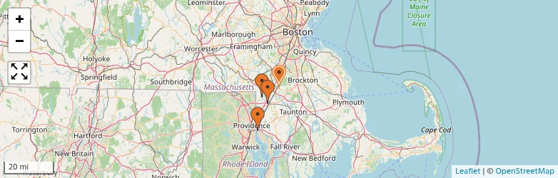 Related schools map