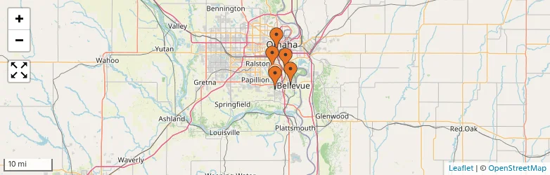 Related schools map