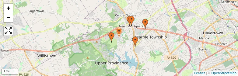 Related schools map