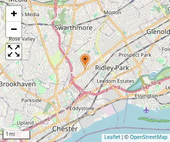 Map of Woodlyn Christian School