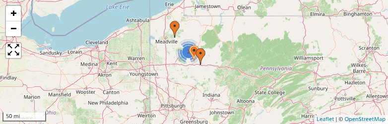 Related schools map