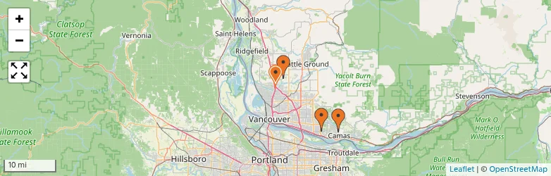 Related schools map