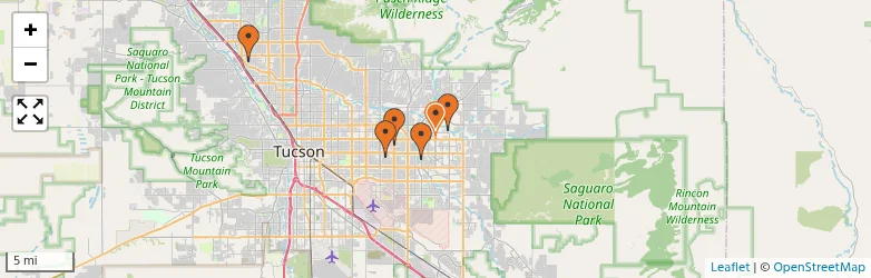Related schools map