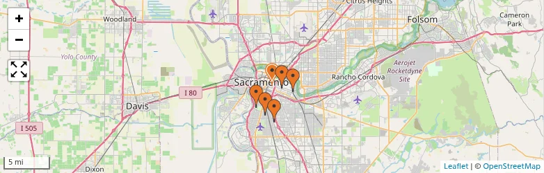 Related schools map