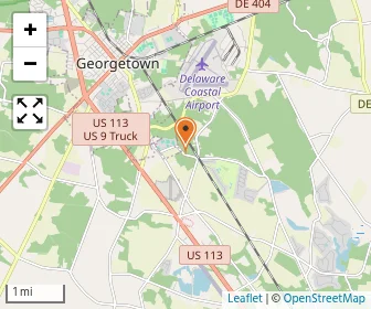 Map of Delmarva Christian High School
